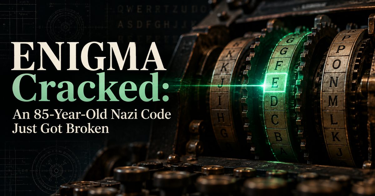 ENIGMA Cracked: An 85-Year-Old Nazi Code Just Got Broken — cover